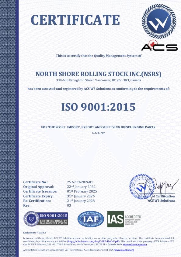 ISO 9001 Certification