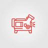 Locomotive Aux Generator icon - Railway component illustration