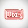 Locomotive Control System icon - Railway component illustration